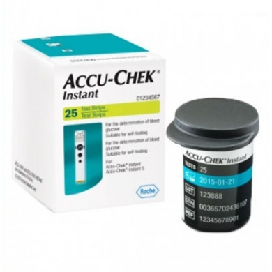 ACCU CHEK INSTANT BOITE DE 25 BANDELETTES