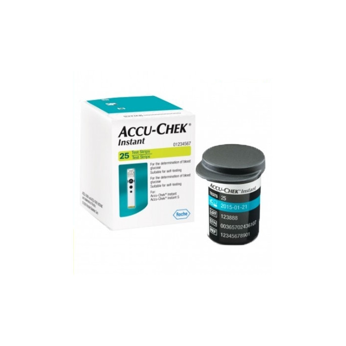 ACCU CHEK INSTANT BOITE DE 25 BANDELETTES