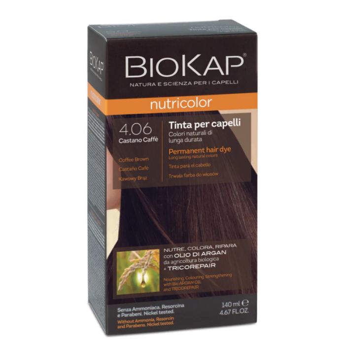 BIOKAP NUTRICOLOR 4.06 MARON CAFE
