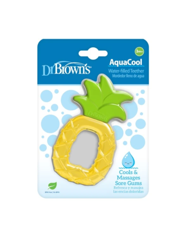 DR BROWNS ANNEAU DE DENTITION  ANANAS  AQUA COOL 3 MOIS PLUS
