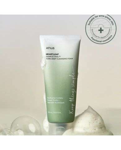 ANUA HEARTLEAF QUERCETINOL PORE DEEP CLEANSING FOAM 150 ML