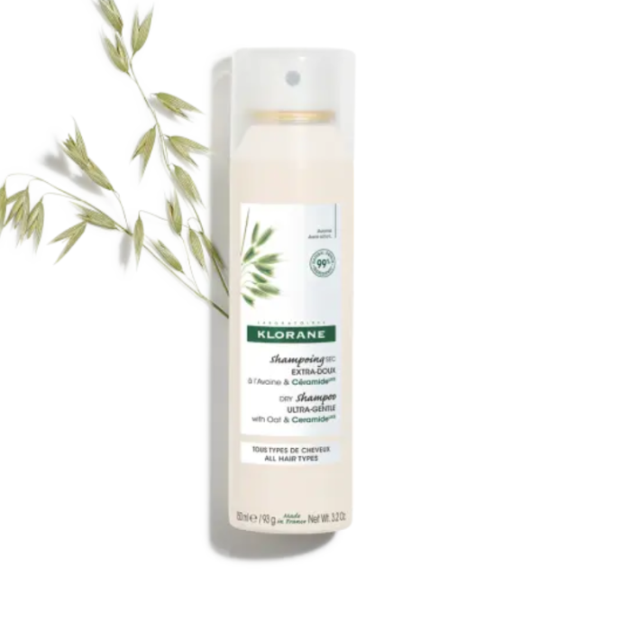 KLORANE LAIT D'AVOINE SHAMPOOING SEC EXTRA DOUX SPRAY TOUS TYPES DE CHEVEUX 150 ML