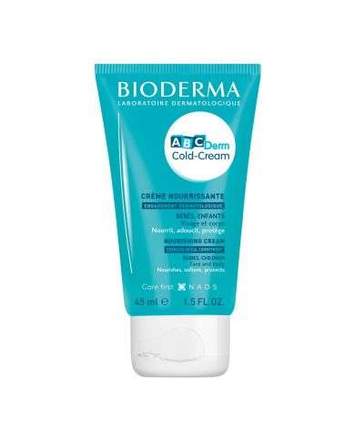 BIODERMA ABCDERM COLD CREAM CREME VISAGE ET CORPS NOURRISSANTE 45 ML