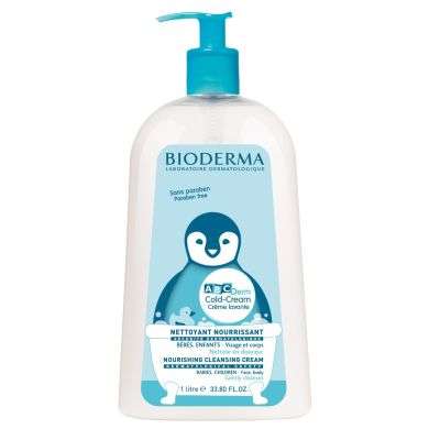 BIODERMA ABCDERM COLD CREAM CREME LAVANTE NOURRISSANTE 1L