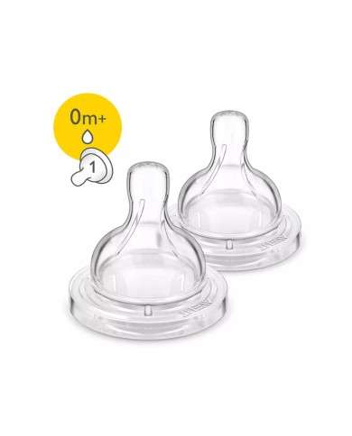 AVENT CLASSIQUE 2 TETINES- 0M+ / 1T