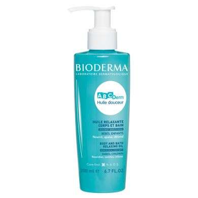 BIODERMA ABCDERM HUILE DOUCEUR RELAXANTE CORPS ET BAIN 200ML