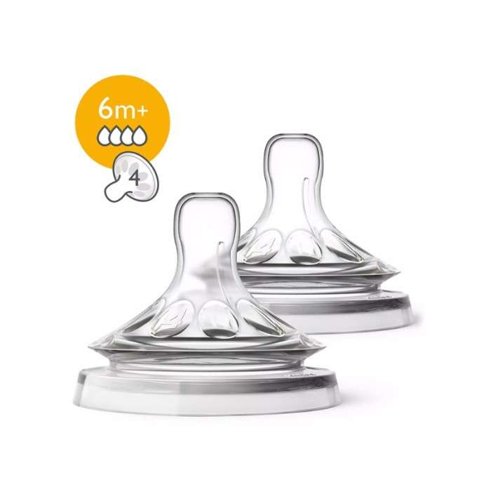 AVENT CLASSIQUE 2 TETINES-6M+ / 4T