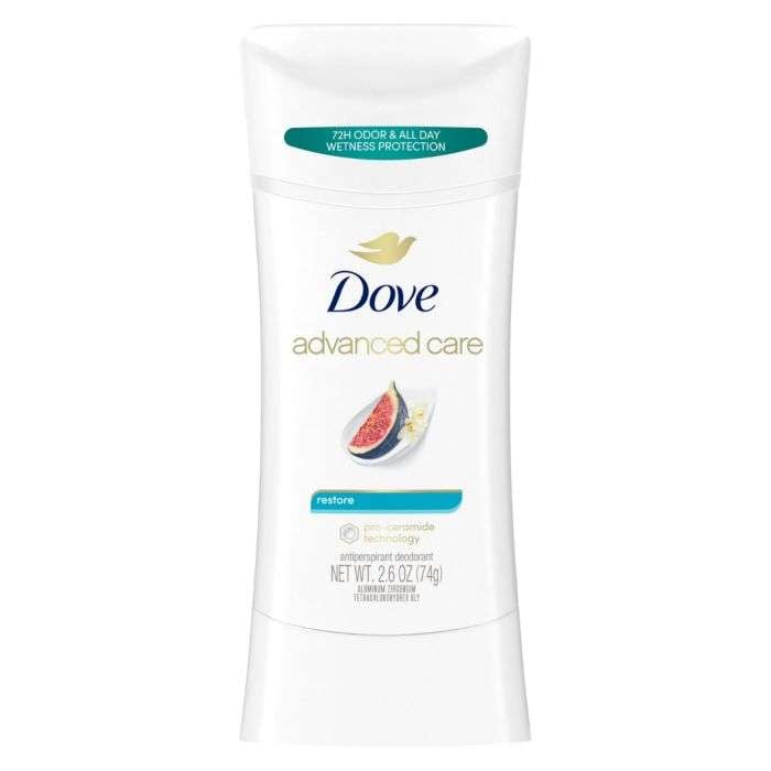 DOVE ADVANCED CARE RESTORE 74 G 72H