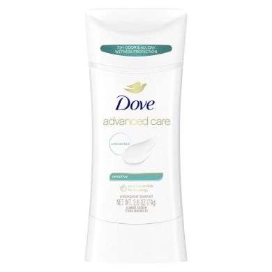 DOVE ADVANCED CARE SENSITIVE 74 G 72H