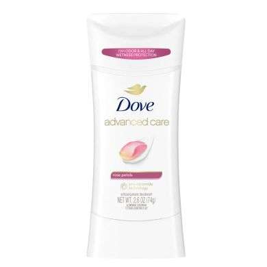 DOVE ADVANCED CARE ROSE PETALS 74 G 72H
