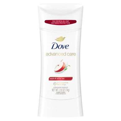 DOVE ADVANCED CARE APPLE AND WHITE TEA 74 G 72H