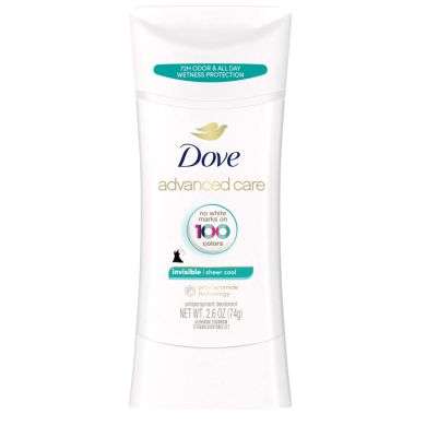 DOVE ADVANCED CARE INVISIBLE 74 G 72H