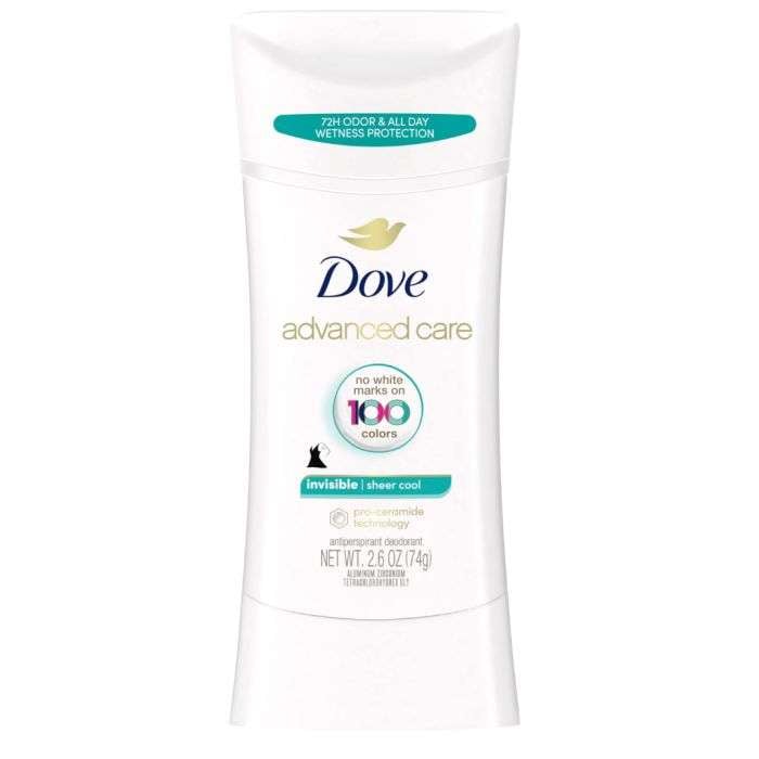 DOVE ADVANCED CARE INVISIBLE 74 G 72H