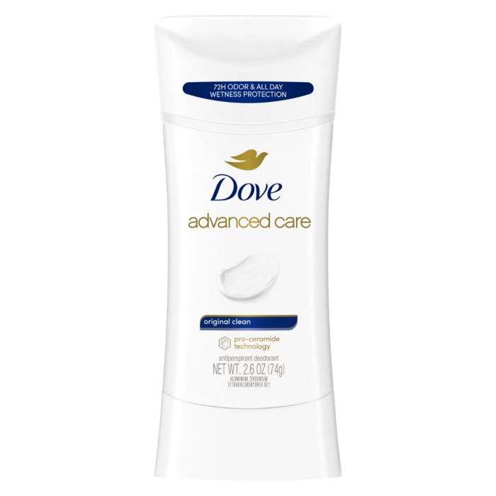 DOVE ADVANCED CARE ORIGINAL CLEAN 74G 72H