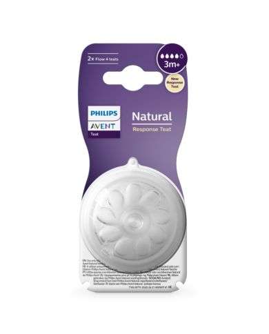 AVENT NATURAL TETINE RESPONSE 3MOIS + DEBIT 4