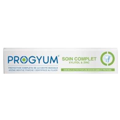 PROGYUM DENTIFICE SOIN COMPLET ZINC ET XYLITOL 75 ML