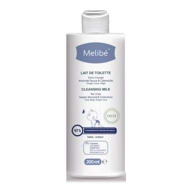 MELIBE LAIT DE TOILETTE SANS RINCAGE 200 ML