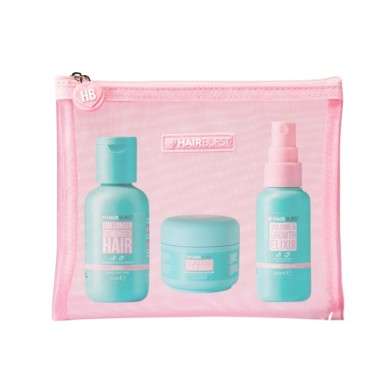 HAIRBURST LONGER STRONGER HAIR TRIO MINI SHAMPOING MINI ELIXIR ET MINI MASQUE
