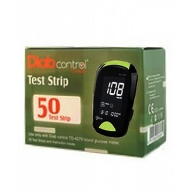 Diabcontrol 50 bandelettes TD-4279 sans code