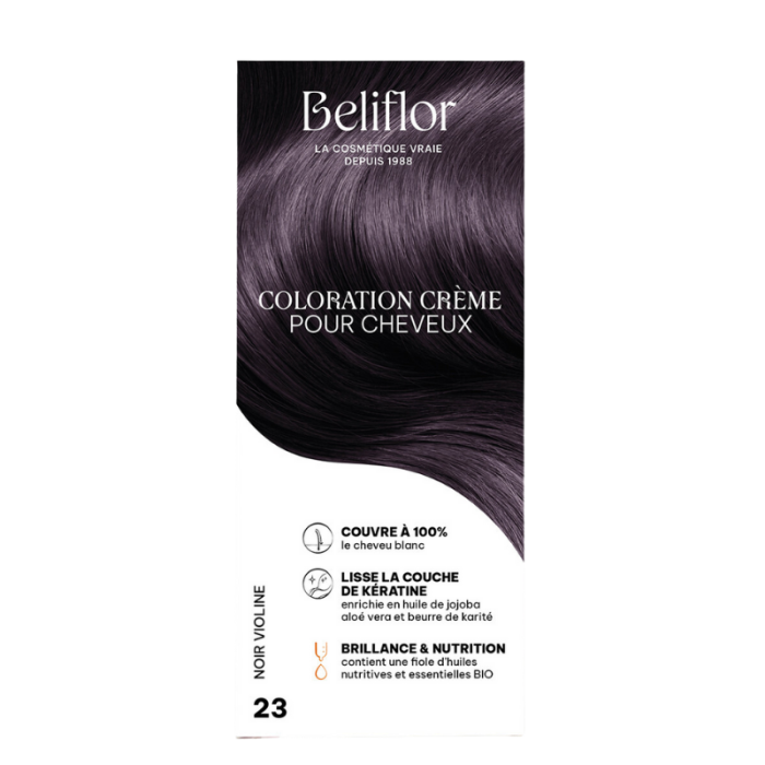BELIFLOR COLORATION CHEVEUX 23 NOIR VIOLINE 135 ML