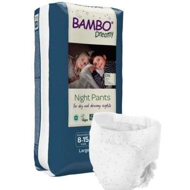 BAMBO DREAMY NIGHT PANTS FILLES ET GARCONS LARGE 8-15 ANS 35-50 KG