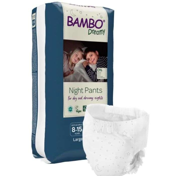 BAMBO DREAMY NIGHT PANTS FILLES ET GARCONS LARGE 8-15 ANS 35-50 KG