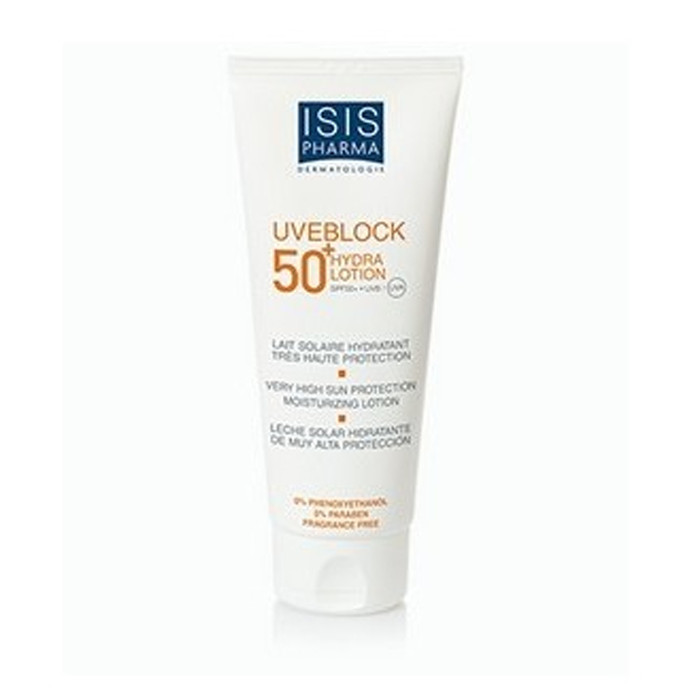 Isispharma Uveblock 50+hydra lotion Très haute protection solaire lotion hydratante SPF 50+