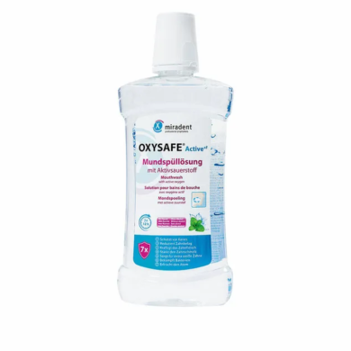 MIRADENT OXYSAFE ACTIVE BAIN DE BOUCHE 500 ML