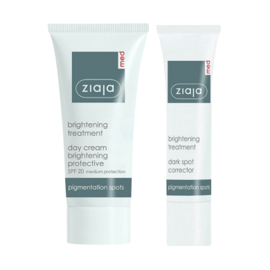 ZIAJA MED PACK CREME DE JOUR DEPIGMENTANTE SPF 20 50ML PLUS CORRECTEUR ANTI TACHE