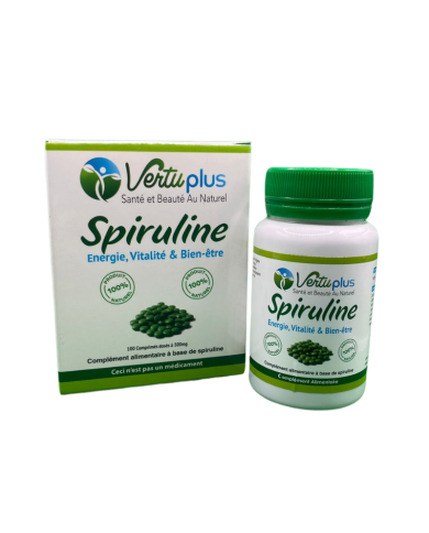 VERTUPLUS SPIRULINE 500 MG 100 COMPRIMES