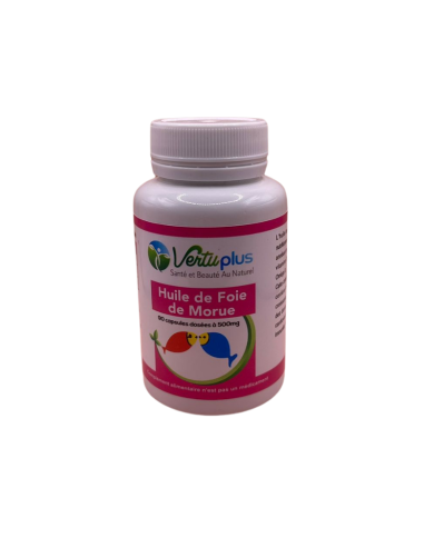 VERTUPLUS HUILE DE FOIE DE MORUE 90 CAPSULES