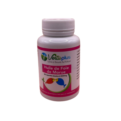VERTUPLUS HUILE DE FOIE DE MORUE 90 CAPSULES