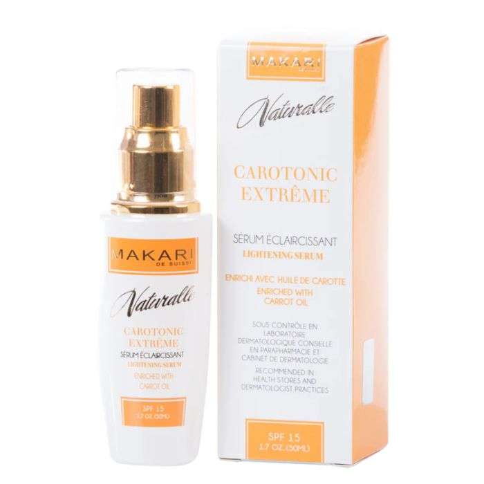 MAKARI NATURALLE CAROTONIC EXTREME SERUM POUR UN TEINT UNIFIE ET LUMINEUX SPF15 50 ML
