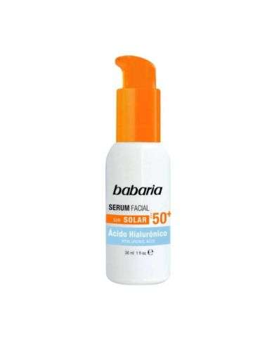 BABARIA SERUM VISAGE A L'ACIDE HYALURONIC SPF 50+ 30 ML