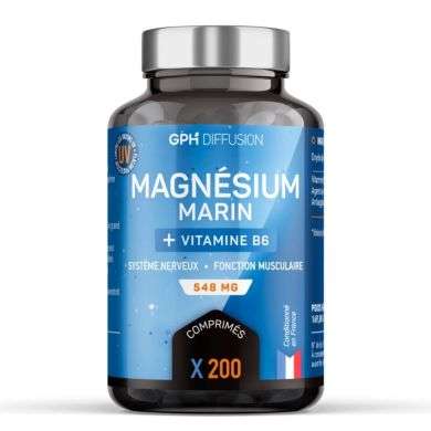 GPH MAGNESIUM MARIN + VITAMINE B6 200 GELULES