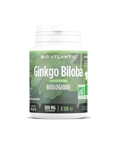 GPH GINKGO BILOBA BIO 120 COMPRIMES DOSES A 300 MG