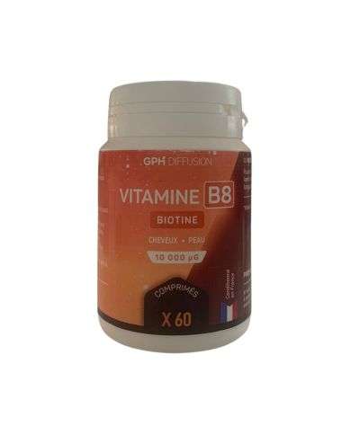GPH VITAMINE B8 BIOTINE 60 gelules