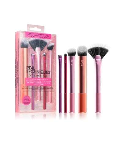 REAL TECHNIQUES KIT DE BROSSE ESSENTIELS POUR L'ARTISTE