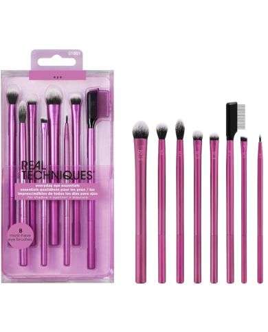 REAL TECHNIQUES KIT DE BROSSE ESSENTIELS POUR LES YEUX