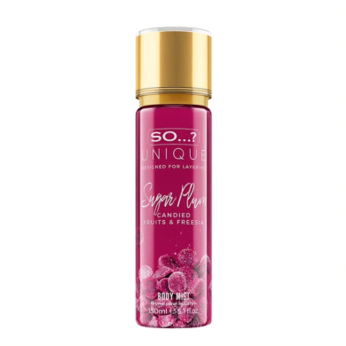 MISS SO UNIQUE SPRAY CORPS SUGAR PLUM CANDIED FRUITS AND FREESIA 150 ML