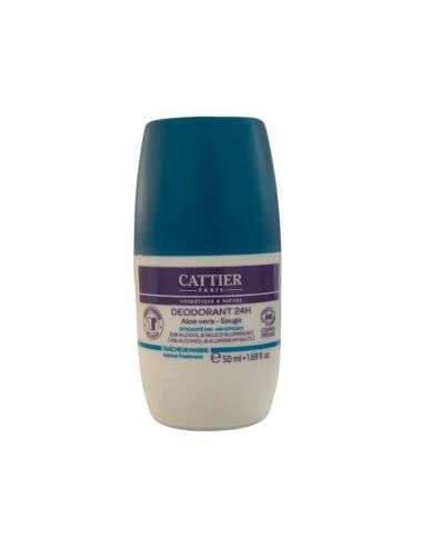 CATTIER DEODORANT FRAICHEUR MARINE ALOE VERA ET SAUGE 50 ML