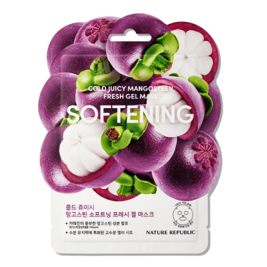 NATURE REPUBLIC COLD JUICE MANGOSTEEN FRESH GEL MASK SOFTENING