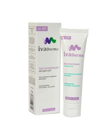 IVADERMA GEL CICATRISANT SPF 50 GEL HYDRO ACTIF 50 ML