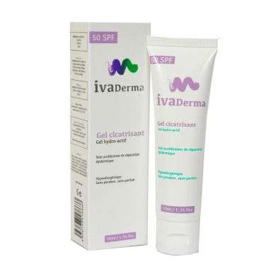 IVADERMA GEL CICATRISANT SPF 50 GEL HYDRO ACTIF 50 ML