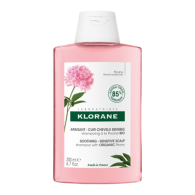 KLORANE SHAMPOING APAISANT A LA PIVOINE CUIR CHEVELU SENSIBLE 200 ML