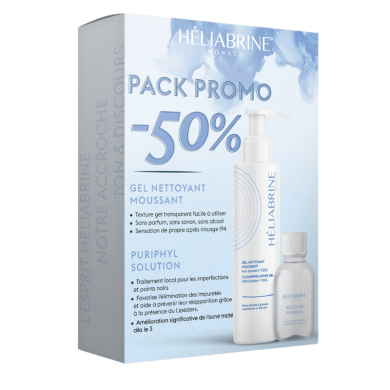 HELIABRINE, Gel Nettoyant Moussant, Solution Puriphyl