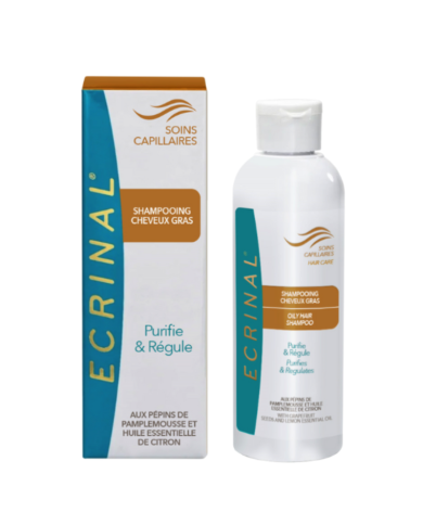 ECRINAL SOINS CAPPILAIRES SHAMPOOING CHEVEUX GRAS 200 ML