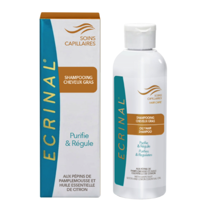 Shampooing cheveux gras, ECRINAL cheveux gras, Soins capillaires gras,