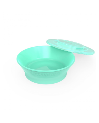 TWISTSHAKE BOL D'APPRENTISSAGE REPAS BEBE VERT PASTEL