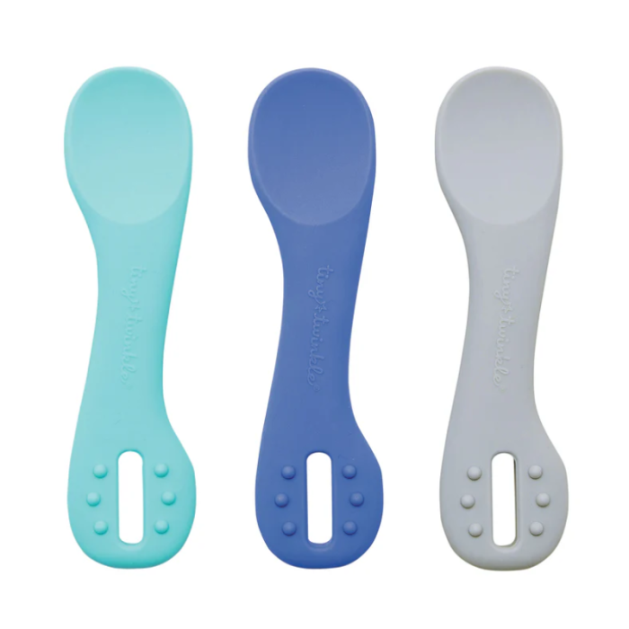 lot de 3 cuillères en silicone de Tiny Twinkle